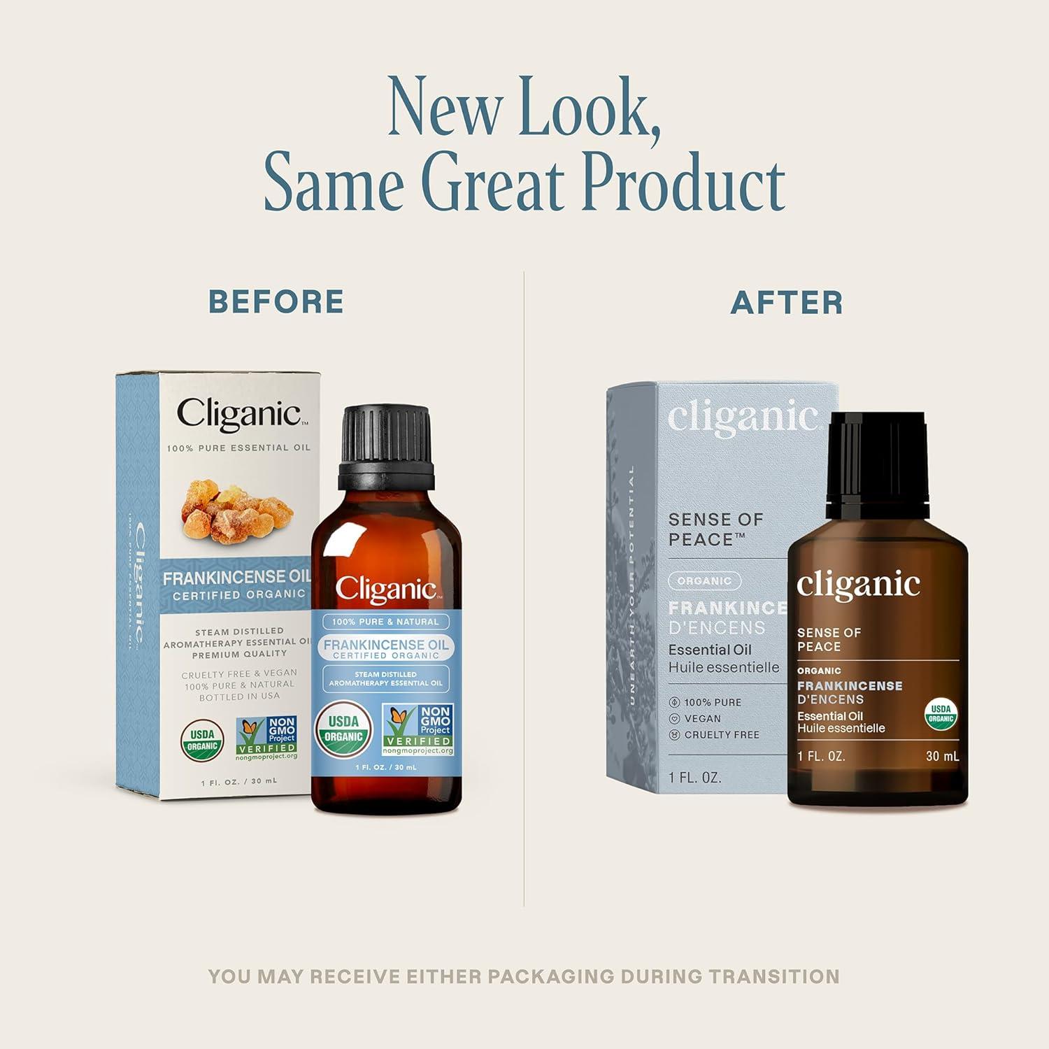 imageCliganic Organic Rosemary Essential Oil 100 Pure Natural for Hair Skin Aromatherapy NonGMO VerifiedFrankincense