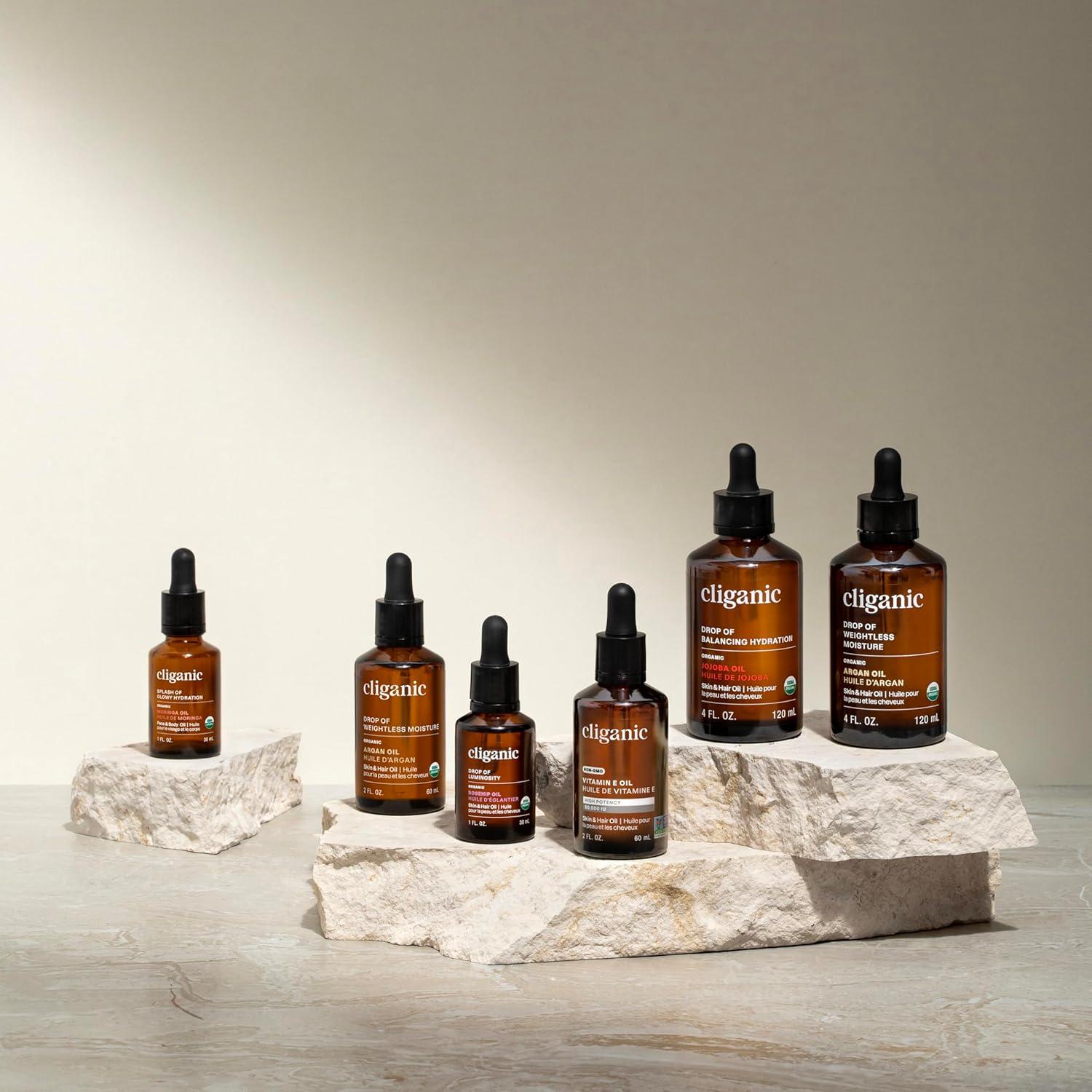 imageCliganic Organic Rosemary Essential Oil 100 Pure Natural for Hair Skin Aromatherapy NonGMO VerifiedLavender