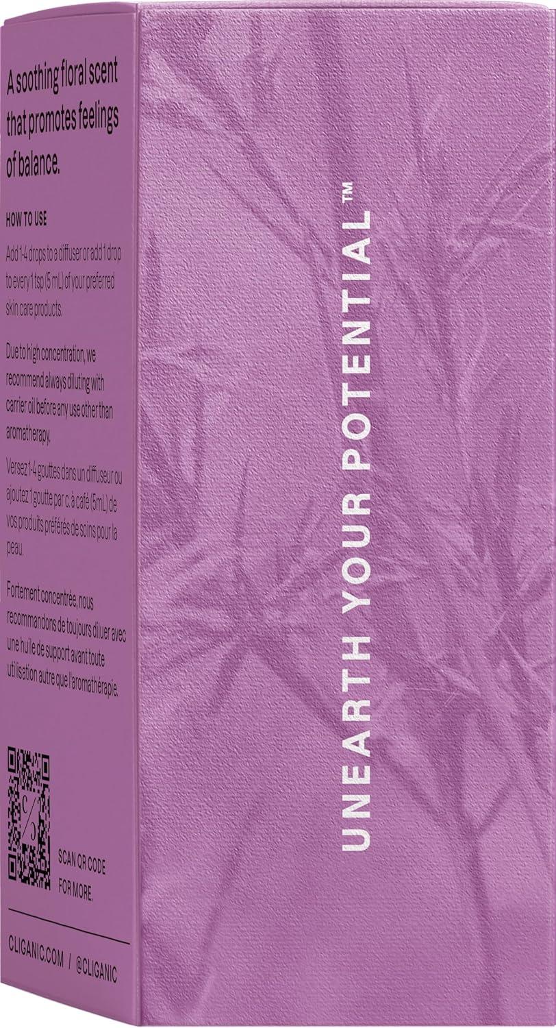 imageCliganic Organic Rosemary Essential Oil 100 Pure Natural for Hair Skin Aromatherapy NonGMO VerifiedPalmarosa