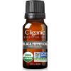 Cliganic Organic Rosemary Essential Oil, 100% Pure Natural, for Hair, Skin, Aromatherapy | Non-GMO Verified(Black Pepper)