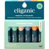 Cliganic Organic Lip Balm Set (6 Flavors) – 100% Natural Hydrating, Moisturizing for Dry Cracked Lips, Stocking Stuffer Gift for Men & Women(Rainforest Fresh)