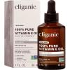 imageCliganic Pure Vitamin E Oil for Skin Scars Hair amp Face  30000 IU NonGMO Verified  Natural DAlpha Tocopherol1 Fl Oz Pack of 1