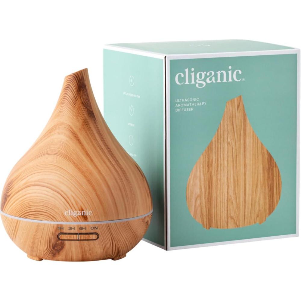 imageCliganic Ultrasonic Aromatherapy Diffuser 400ml Ultrasonic for Essential Oils Aromatherapy Home amp Office