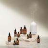 Cliganic Ceramic Diffuser (White), 100ml Ultrasonic for Essential Oils Aromatherapy, Home & Office(White)