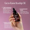 Cliganic Organic Rosehip Seed Oil for Face, 100% Pure | Natural Cold Pressed Unrefined Non-GMO | Carrier Oil for Skin, Hair & Nails(4 Fl Oz (Pack of 1))