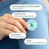 Cliganic Mosquito Repellent Bracelet Stickers Pack for Kids & Adults Multi Color, Natural DEET-Free, Essential Oil Infused 20 Bands with 30 Patches, Citronella Scent(50 Count (Pack of 1))