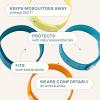 Cliganic Mosquito Repellent Microfiber Bracelets (10 Count) – for Adults and Kids, DEET Free Wristbands(10 Count (Pack of 1))