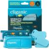 Cliganic Mosquito Repellent Pack (3 Wristbands + 6 Refill Pellets) – Adjustable, Natural DEET-Free, Essential Oil Infused(2 Count (Pack of 1))