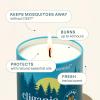 Cliganic Natural Mosquito Repellent Candle (Large 16oz, Pack of 2) | Citronella, DEET Free, Essential Oil Infused for Outdoor, Camping | Burns 55 Hours(Pack of 1)