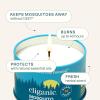 Cliganic Natural Mosquito Repellent Candle (Pack of 2) | Citronella, DEET Free, Essential Oil Infused for Outdoor, Camping | Burns 18 Hours(Pack of 2)