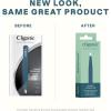 Cliganic Professional Eyebrow Tweezers Slant Tip – Precision for Men & Women, Stainless Steel Best for Plucking Chin Facial Hair(Blue)