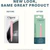 Cliganic Professional Eyebrow Tweezers Slant Tip – Precision for Men & Women, Stainless Steel Best for Plucking Chin Facial Hair(Pink)