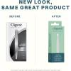 Cliganic Professional Eyebrow Tweezers Slant Tip – Precision for Men & Women, Stainless Steel Best for Plucking Chin Facial Hair(Silver)