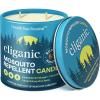 Cliganic Natural Mosquito Repellent Candle (Large 16oz, Pack of 2) | Citronella, DEET Free, Essential Oil Infused for Outdoor, Camping | Burns 55 Hours(Pack of 1)