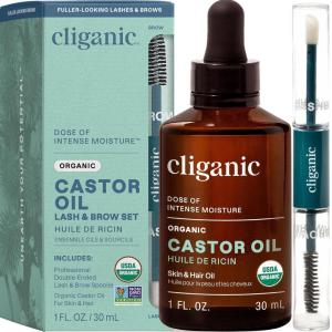 Cliganic Oil Castor, 4 fl oz(1 Fl Oz (Pack of 1))