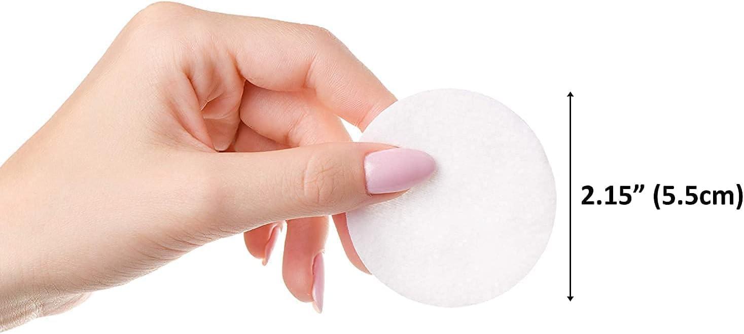 imageOrganic Cotton Rounds 400 Count Makeup Remover Pads for Face LintFree100 Count Pack of 12