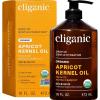 Cliganic Organic Apricot Oil, 100% Pure (8oz) – For Skin, Hair & Face | Natural Cold Pressed Unrefined(16 Fl Oz (Pack of 1))