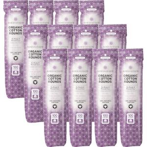 Organic Cotton Rounds, 400 Count – Makeup Remover Pads for Face, Lint-Free(100 Count (Pack of 12))