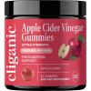 Cliganic Apple Cider Vinegar + Ginger Gummies – 1000 mg per Serving, Apple Flavor ACV Supplement for Women & Men, Non-GMO, Supports Digestion, Detox & Healthy Metabolism, 60 Count(1 Count (Pack of 60))