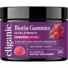 Cliganic Biotin Gummies Extra Strength – 10,000 mcg Biotin per Gummy, Raspberry Flavored Supplement for Men & Women, Non-GMO, Supports Hair Growth and Strong, Healthy Hair, Nails & Skin, 60 Count(1 Count (Pack of 30))