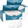 Cliganic Extra Large Face Pads (200 Count) – Soft, Extra Absorbent, Ultra Durable, Hypoallergenic, For Makeup, Nail Polish & Daily Buildup Removal, Toner & Cleanser Application, Dual Sided & Lint-Free(50 Count (Pack of 2))