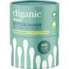 Cliganic Organic Bamboo Cotton Swabs, 200 Count – 100% Pure Natural Cotton, Chlorine-Free Hypoallergenic, Soft, Gentle & Absorbent Buds(200 Count)