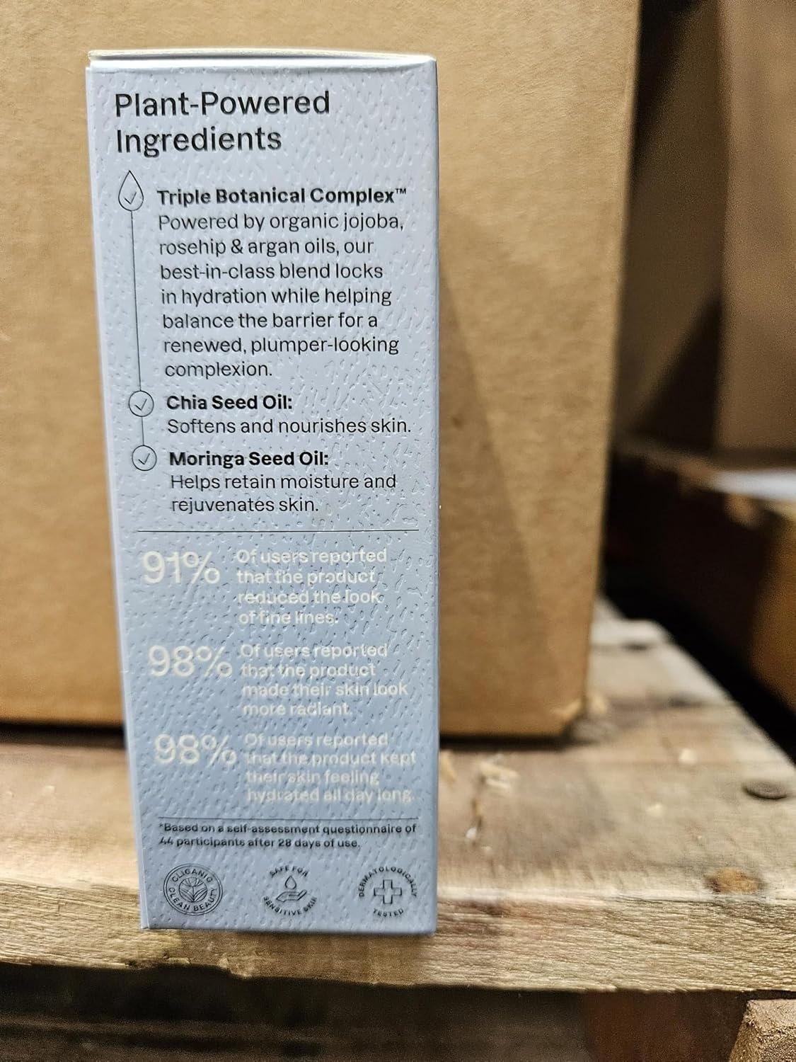image:imageCliganic Omega Glow Face Serum with Triple Botanical Complex Jojoba Rosehip amp Argan Oils Hydrating Facial Serum Helps Reduce the Look of Fine Lines amp Plump Skin 1 oz