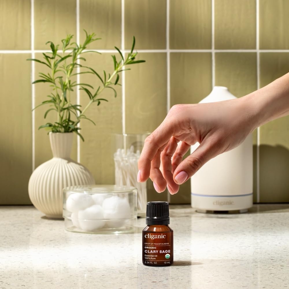 image:imageCliganic May Chang Essential Oil 100 Pure Natural for Aromatherapy NonGMO Verified033 Fl Oz Pack of 1
