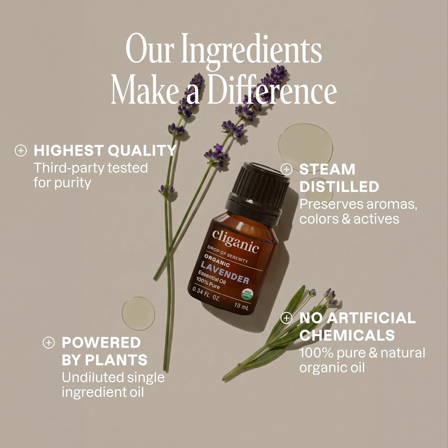 image:imageCliganic May Chang Essential Oil 100 Pure Natural for Aromatherapy NonGMO Verified033 Fl Oz Pack of 1