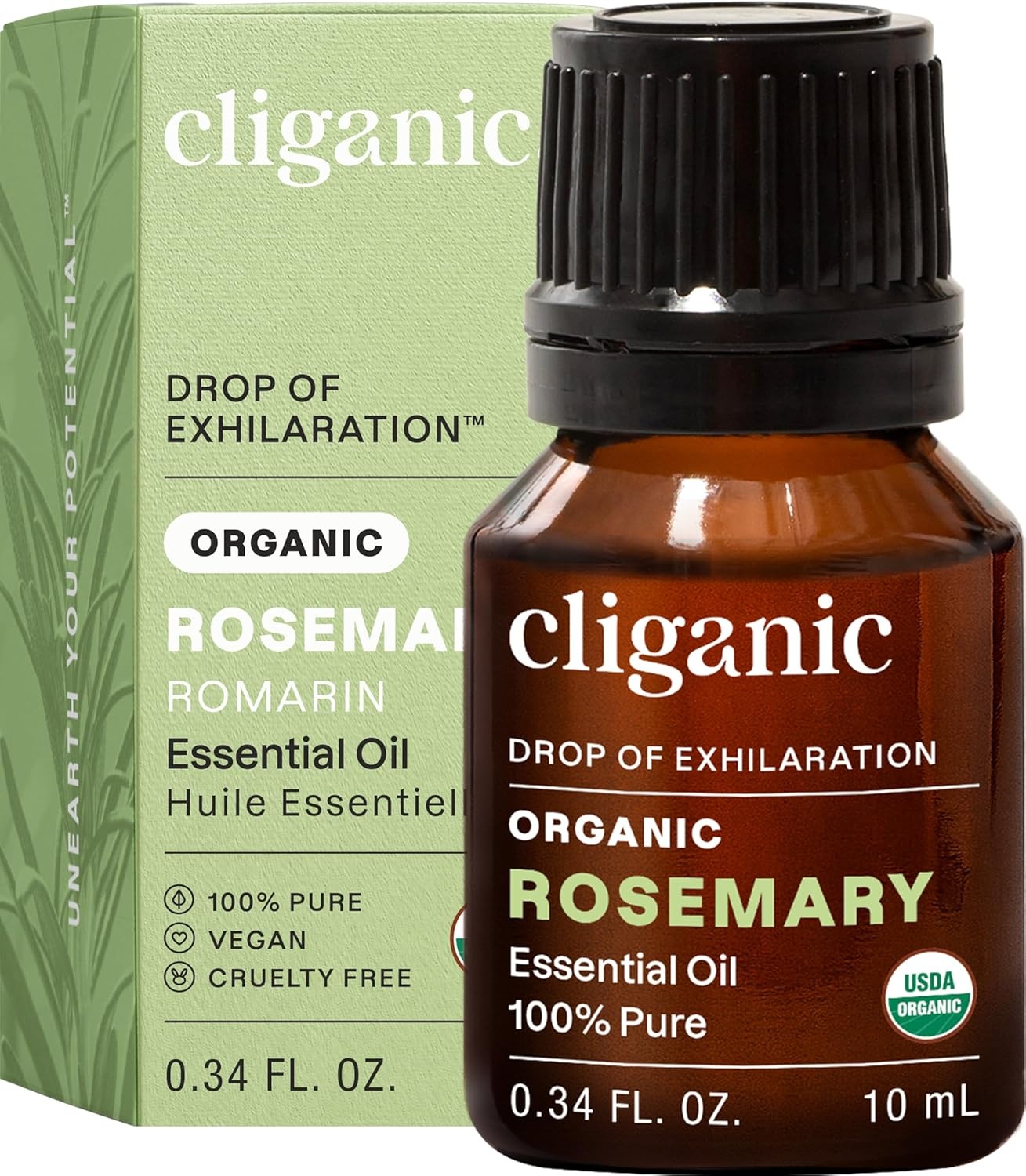 image:imageCliganic May Chang Essential Oil 100 Pure Natural for Aromatherapy NonGMO Verified033 Fl Oz Pack of 1