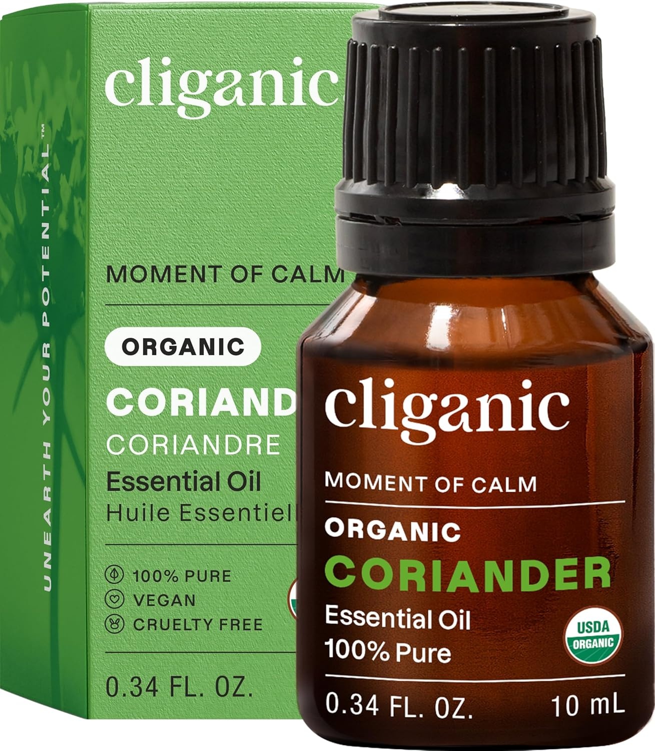 image:imageCliganic May Chang Essential Oil 100 Pure Natural for Aromatherapy NonGMO Verified033 Fl Oz Pack of 1
