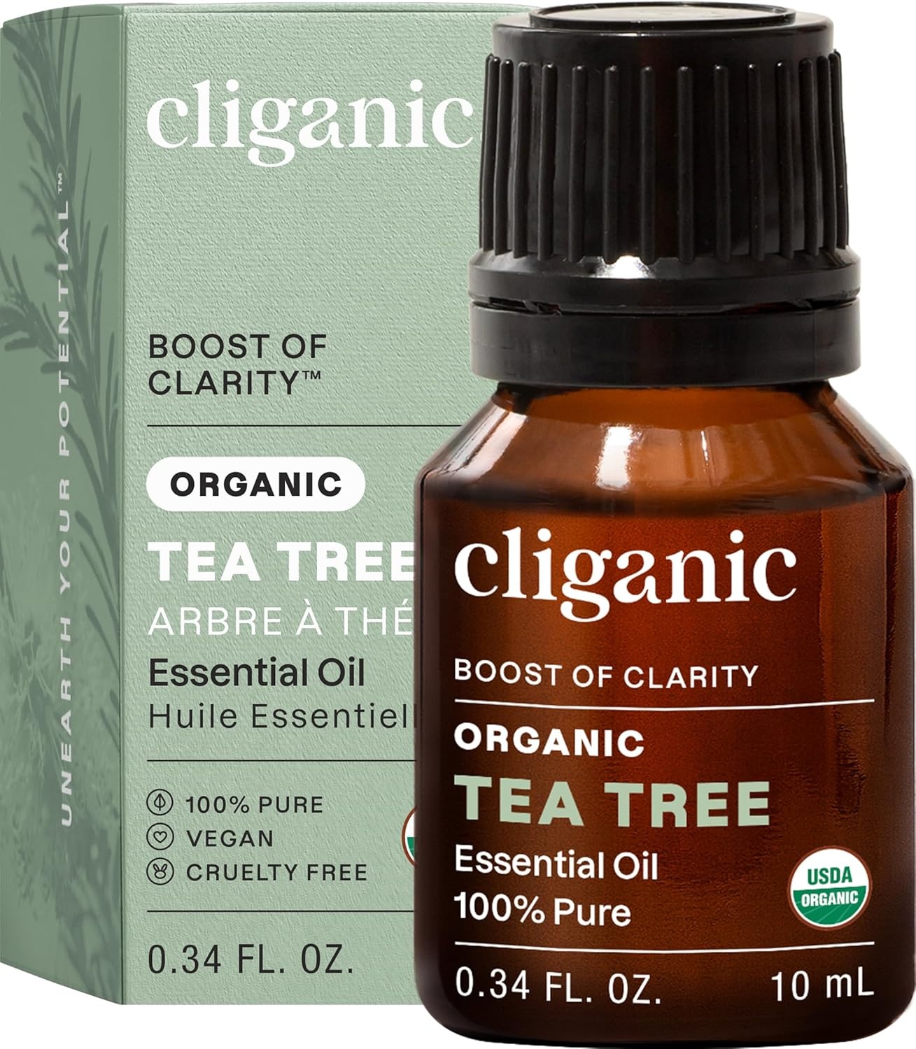 image:imageCliganic May Chang Essential Oil 100 Pure Natural for Aromatherapy NonGMO Verified033 Fl Oz Pack of 1
