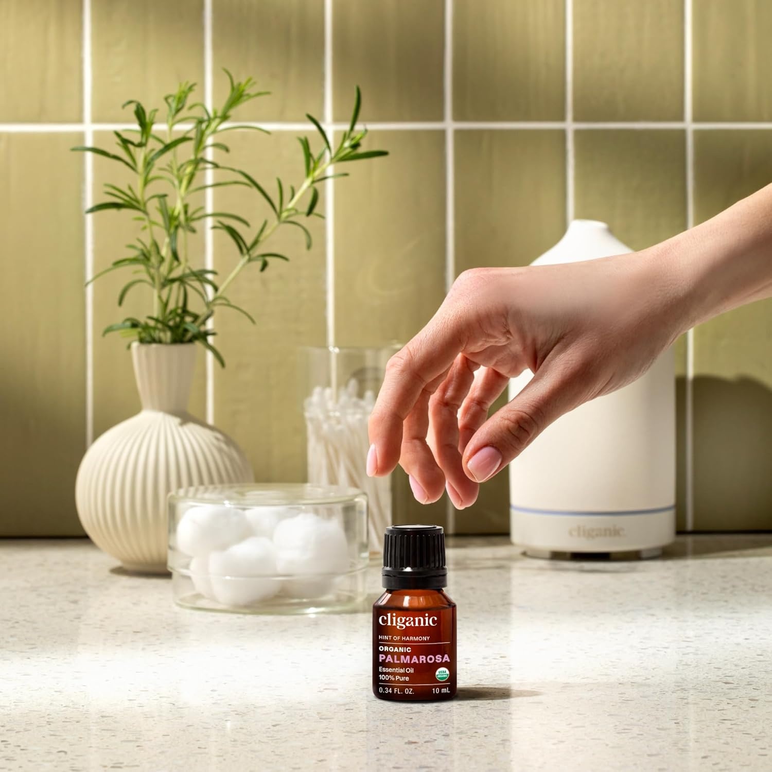 image:imageCliganic May Chang Essential Oil 100 Pure Natural for Aromatherapy NonGMO Verified033 Fl Oz Pack of 1