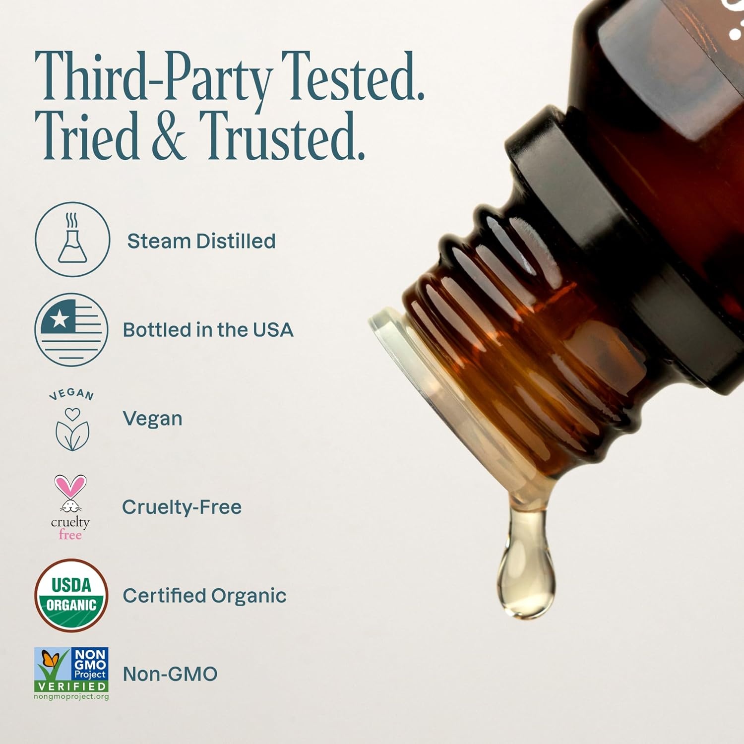 image:imageCliganic May Chang Essential Oil 100 Pure Natural for Aromatherapy NonGMO Verified033 Fl Oz Pack of 1