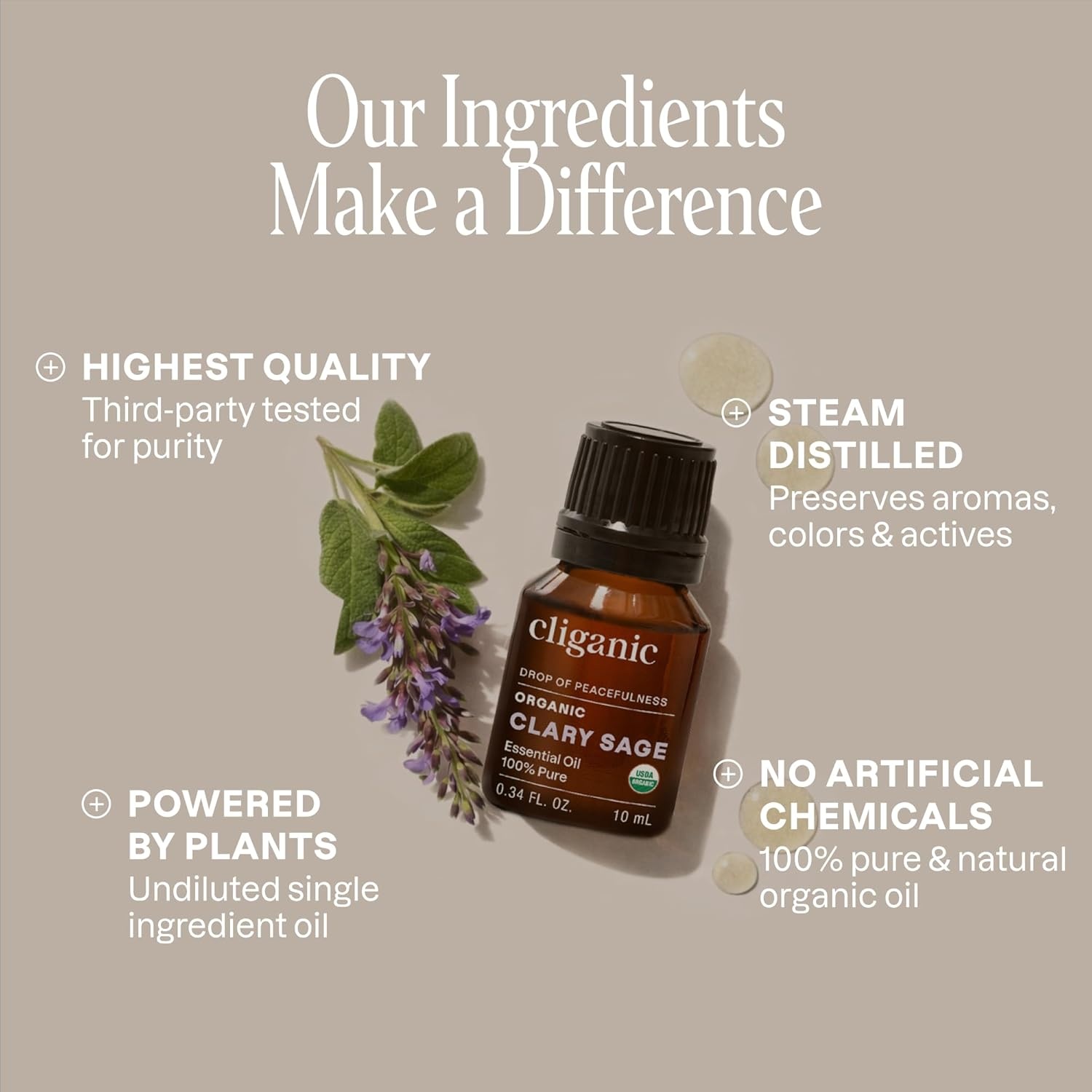 image:imageCliganic May Chang Essential Oil 100 Pure Natural for Aromatherapy NonGMO Verified033 Fl Oz Pack of 1