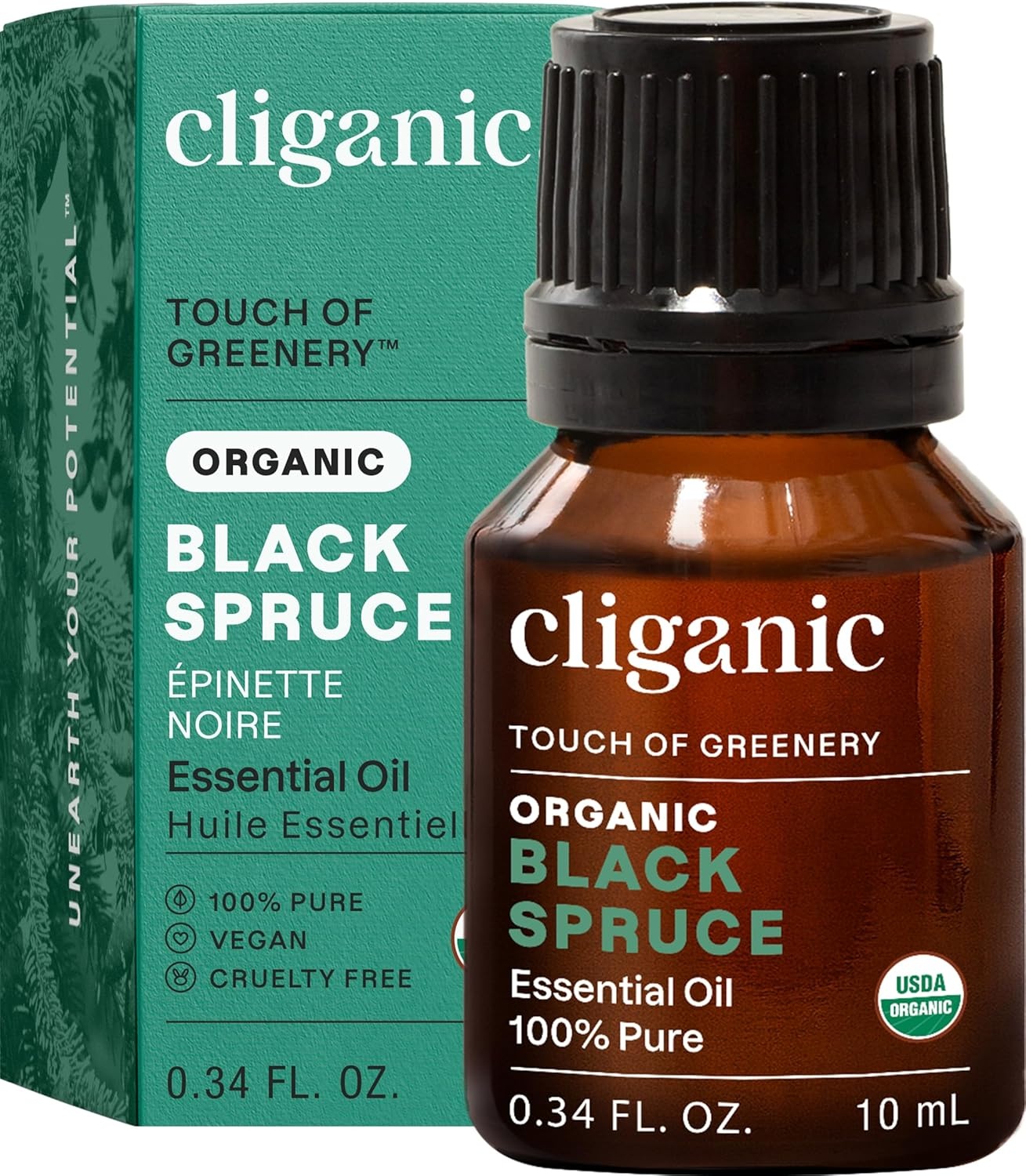 image:imageCliganic May Chang Essential Oil 100 Pure Natural for Aromatherapy NonGMO Verified033 Fl Oz Pack of 1