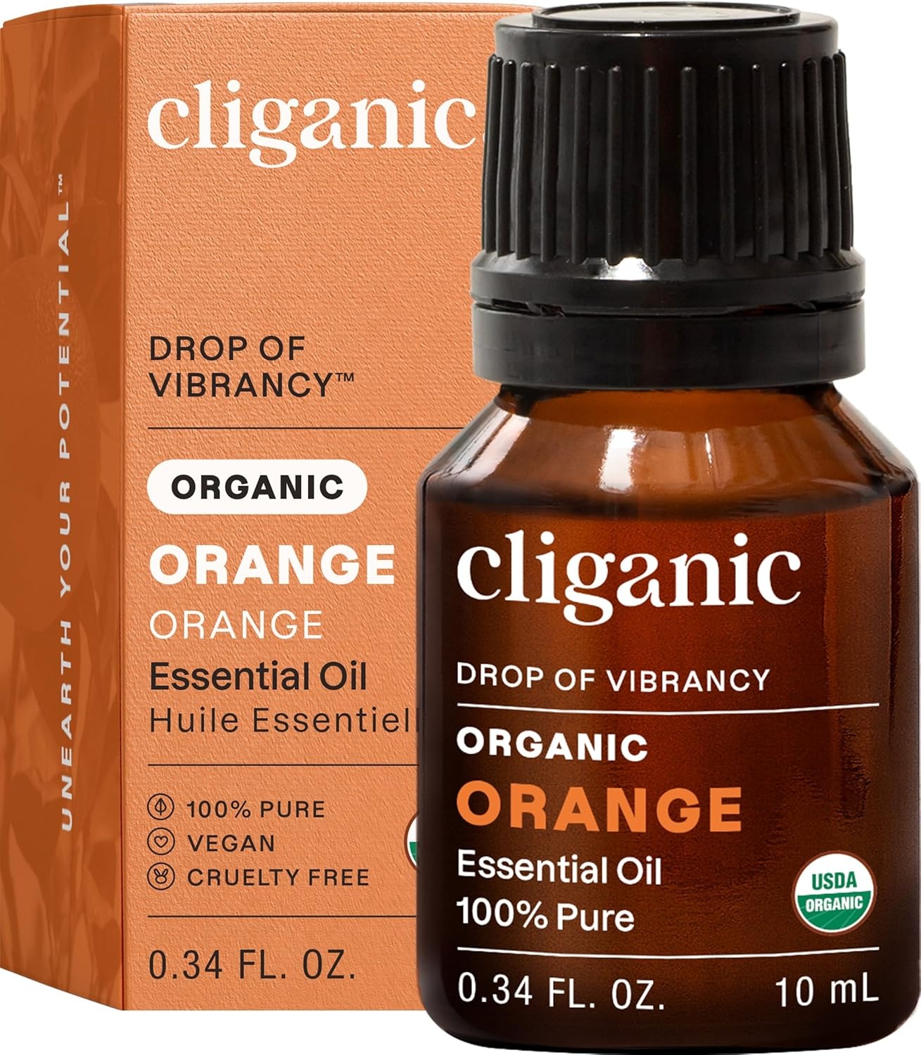 image:imageCliganic May Chang Essential Oil 100 Pure Natural for Aromatherapy NonGMO Verified033 Fl Oz Pack of 1
