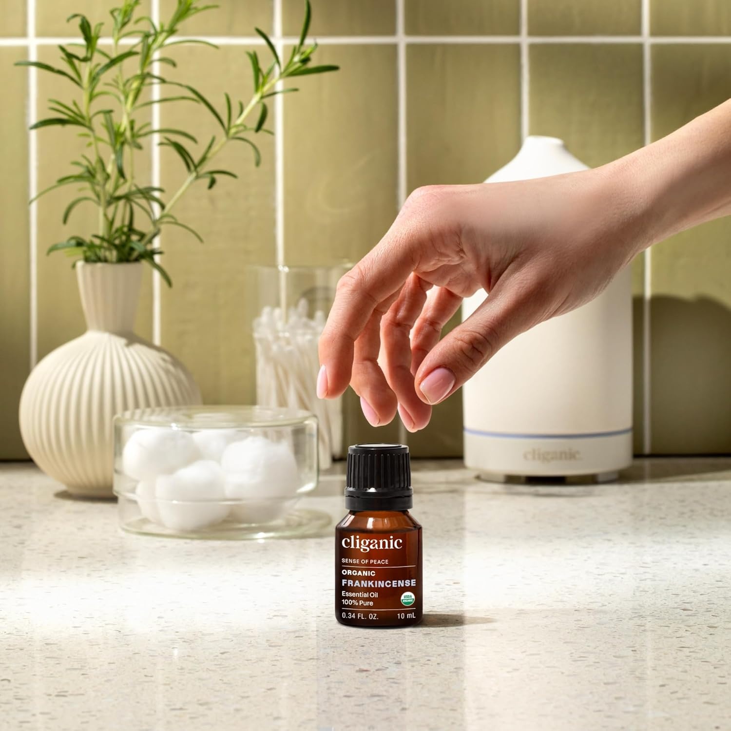 image:imageCliganic May Chang Essential Oil 100 Pure Natural for Aromatherapy NonGMO Verified033 Fl Oz Pack of 1