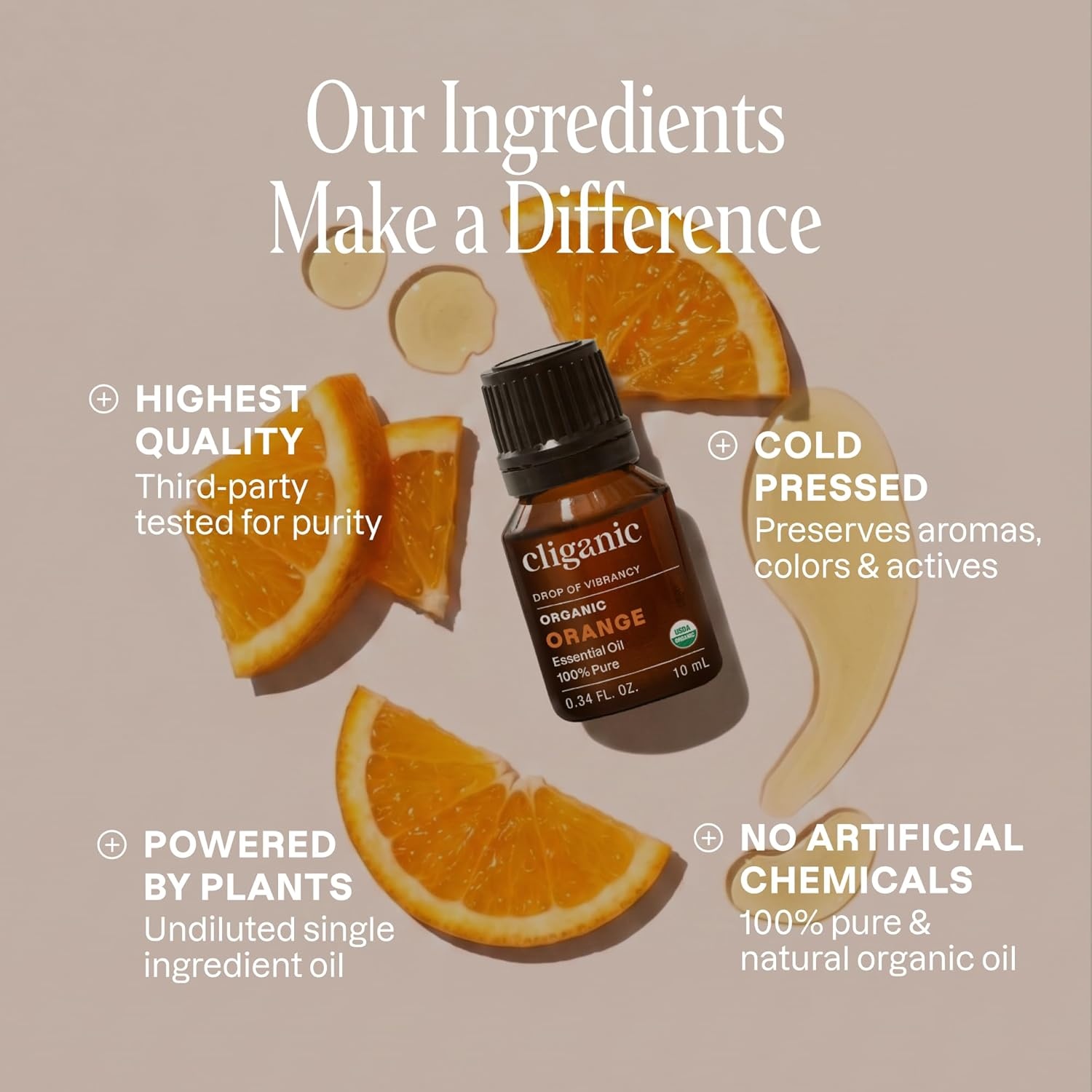 image:imageCliganic May Chang Essential Oil 100 Pure Natural for Aromatherapy NonGMO Verified033 Fl Oz Pack of 1