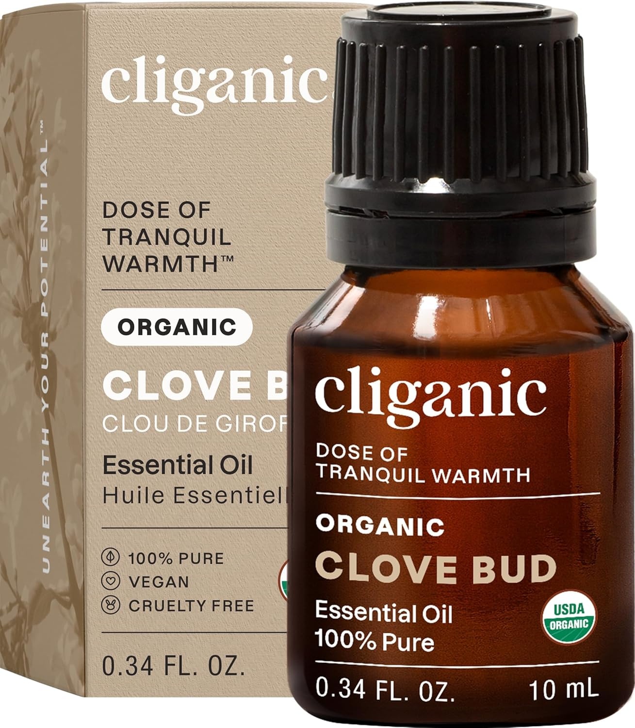 image:imageCliganic May Chang Essential Oil 100 Pure Natural for Aromatherapy NonGMO Verified033 Fl Oz Pack of 1