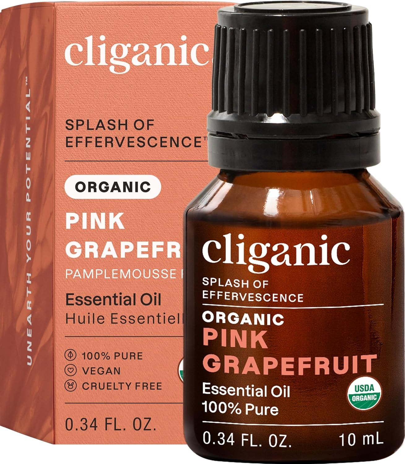 image:imageCliganic May Chang Essential Oil 100 Pure Natural for Aromatherapy NonGMO Verified033 Fl Oz Pack of 1