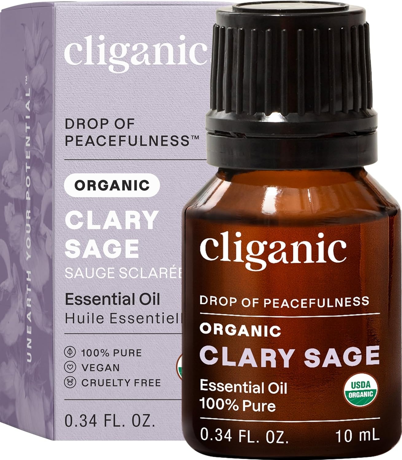 image:imageCliganic May Chang Essential Oil 100 Pure Natural for Aromatherapy NonGMO Verified033 Fl Oz Pack of 1