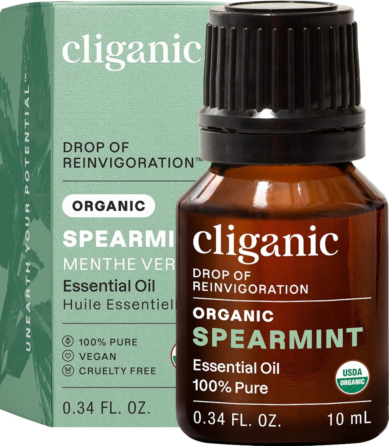 image:imageCliganic May Chang Essential Oil 100 Pure Natural for Aromatherapy NonGMO Verified033 Fl Oz Pack of 1