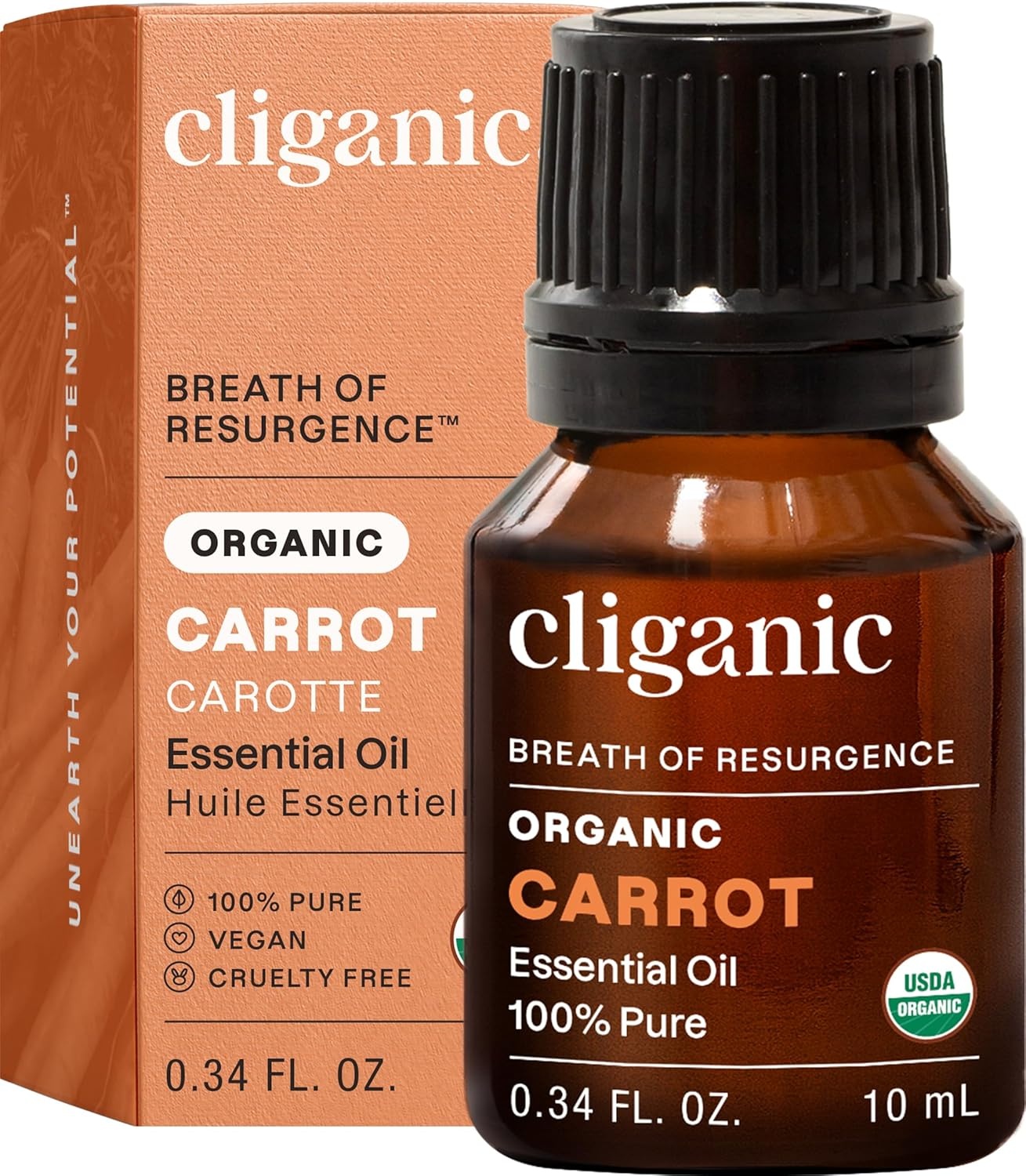 image:imageCliganic May Chang Essential Oil 100 Pure Natural for Aromatherapy NonGMO Verified033 Fl Oz Pack of 1