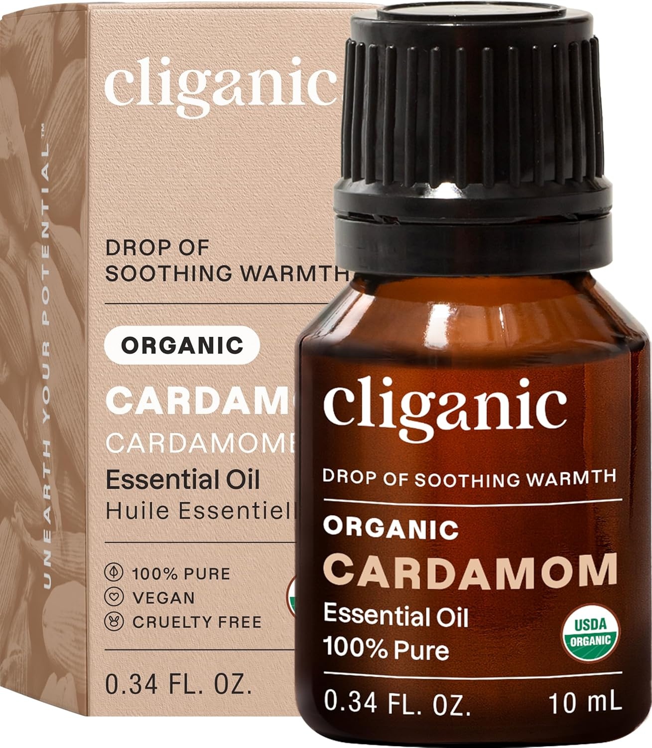 image:imageCliganic May Chang Essential Oil 100 Pure Natural for Aromatherapy NonGMO Verified033 Fl Oz Pack of 1