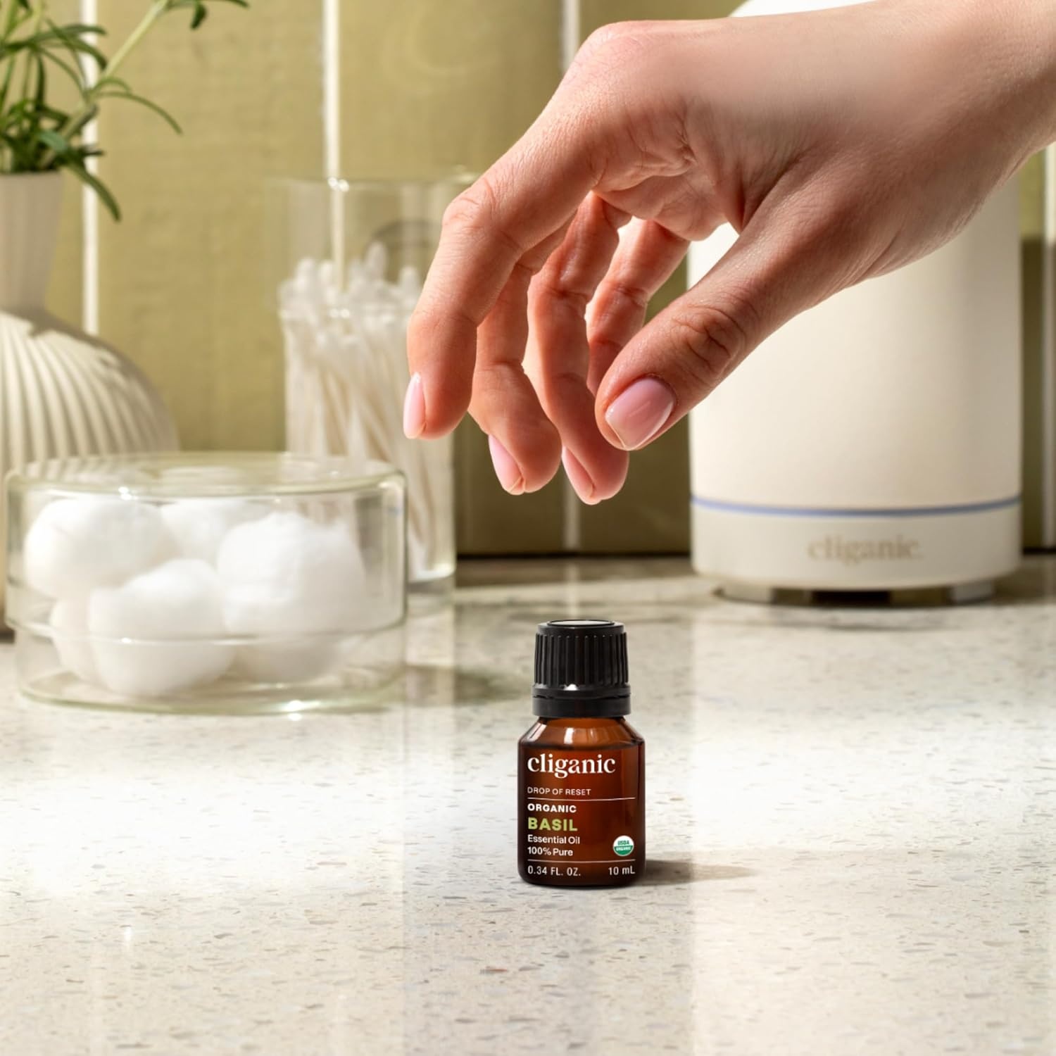 image:imageCliganic May Chang Essential Oil 100 Pure Natural for Aromatherapy NonGMO Verified033 Fl Oz Pack of 1