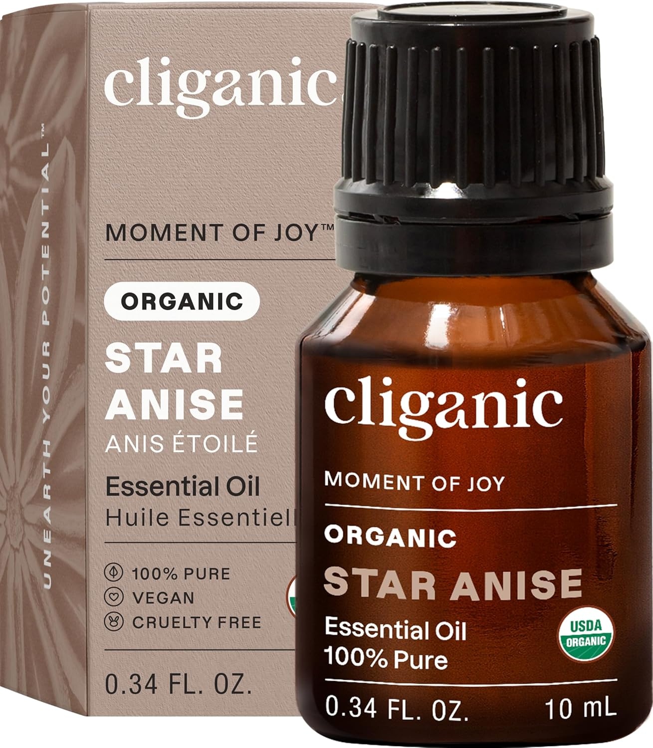 image:imageCliganic May Chang Essential Oil 100 Pure Natural for Aromatherapy NonGMO Verified033 Fl Oz Pack of 1