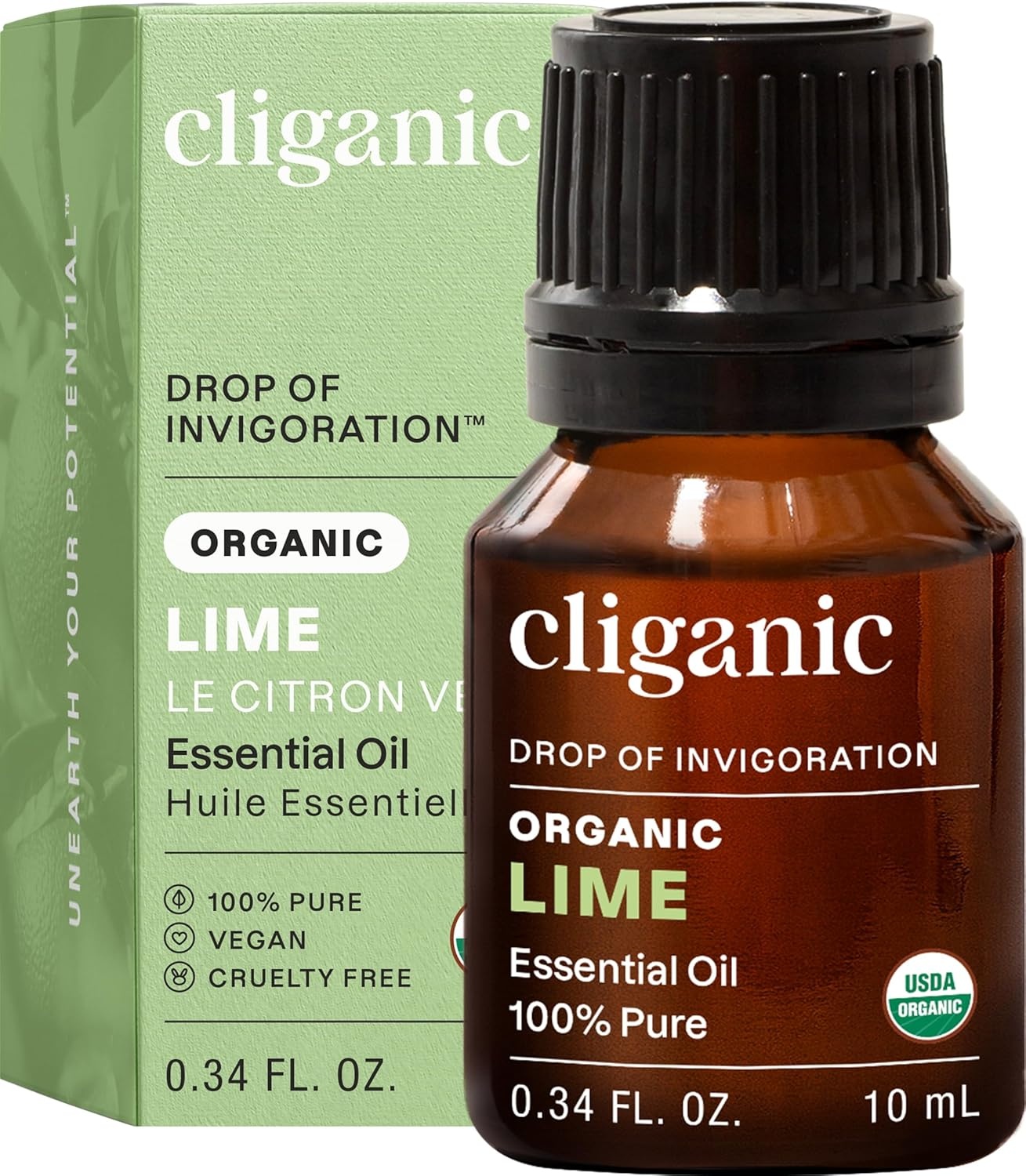 image:imageCliganic May Chang Essential Oil 100 Pure Natural for Aromatherapy NonGMO Verified033 Fl Oz Pack of 1