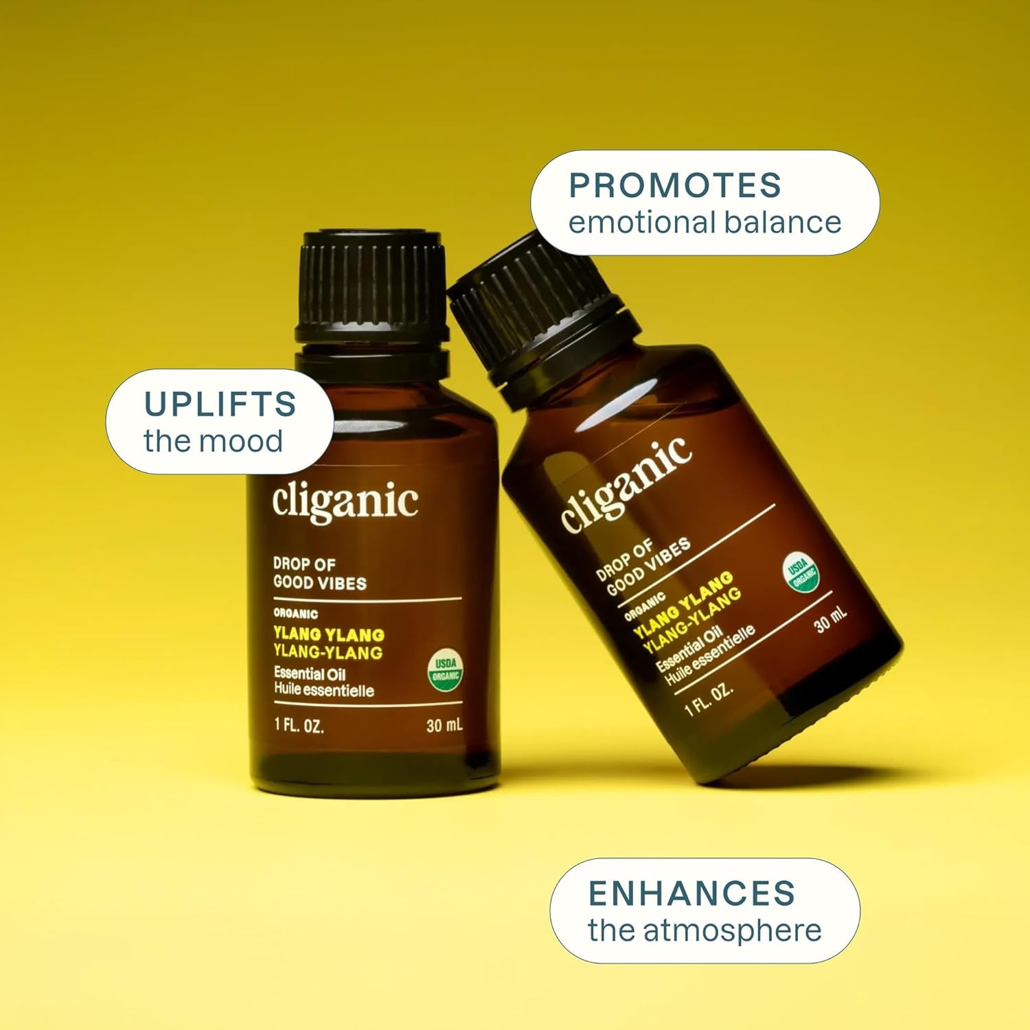 image:imageCliganic May Chang Essential Oil 100 Pure Natural for Aromatherapy NonGMO Verified1 Fl Oz Pack of 1