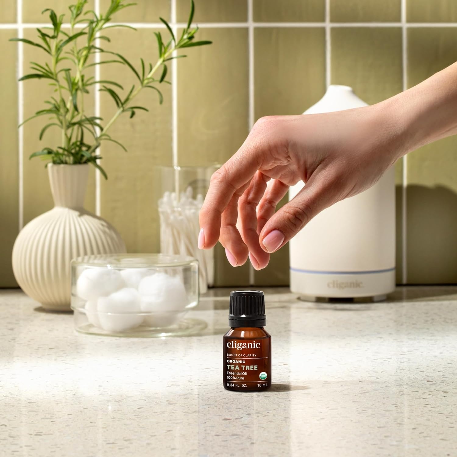 image:imageCliganic May Chang Essential Oil 100 Pure Natural for Aromatherapy NonGMO Verified1 Fl Oz Pack of 1